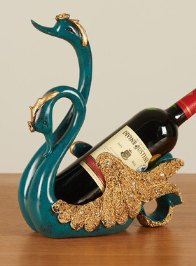 暴力熊红酒架摆件客厅酒柜电视柜酒托简约现代家居轻奢创意装饰品