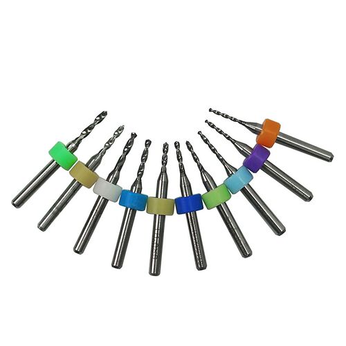 1pcs PCB Drill Kit 3.175mm Edge 0.1mm-2.0mm Tungsten Carbide