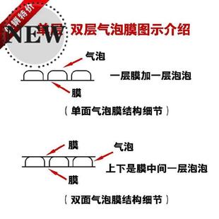 塑料保护膜泡沫碎加厚泡沫纸透 气泡纸泡泡袋快递e塑料膜包床垫