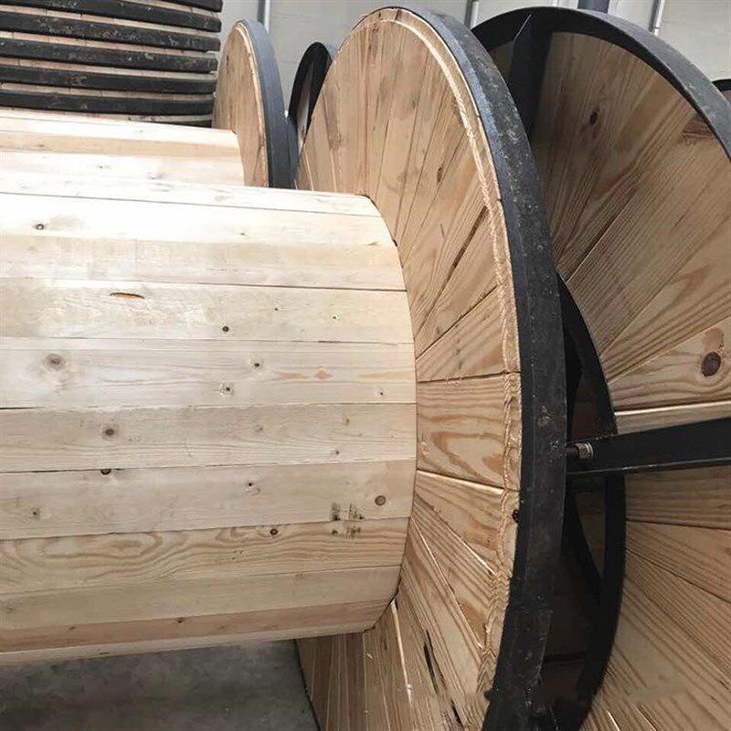可定制电线电缆轴盘电缆卷盘铁木瓦楞线轴盘轴架子木轴盘盘