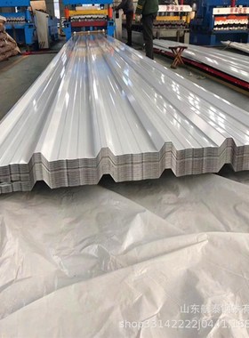 白灰色彩钢瓦  建筑装修装饰用彩钢瓦  围挡用彩钢板 可覆膜