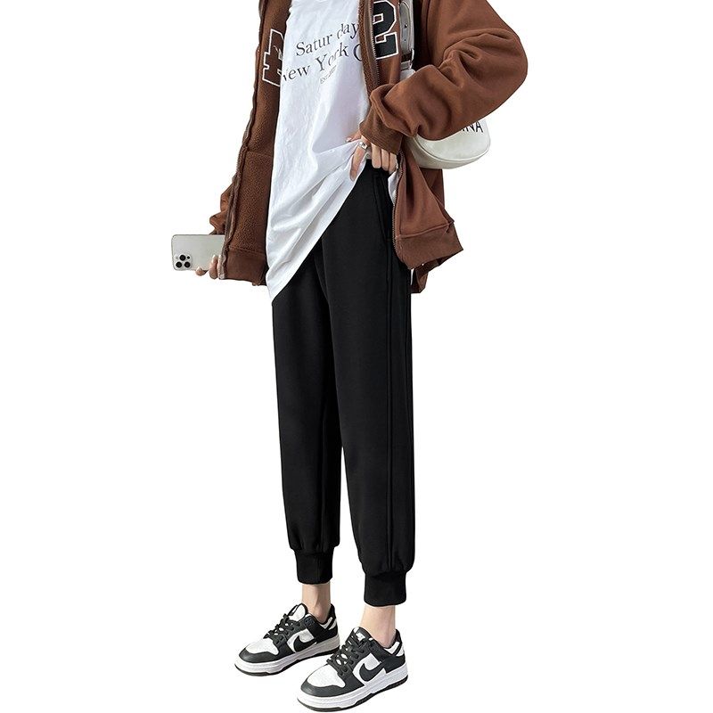 欧货七分奶奶裤女春秋冬季束脚裤小个子八九分P宽松外穿休闲运动,女装/女士精品,休闲裤,淘宝优惠券,粉丝福利购,淘宝优惠卷