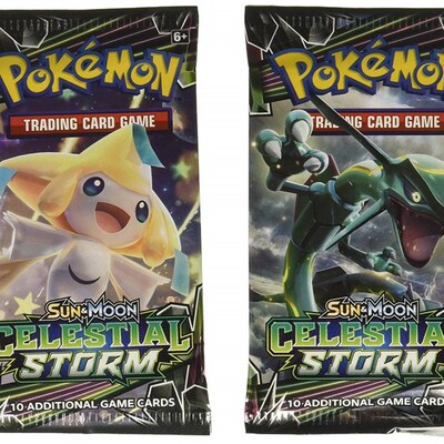 324 Cards Pokemon TCG Sun  Moon Celestial Storm 36-Pack Boo