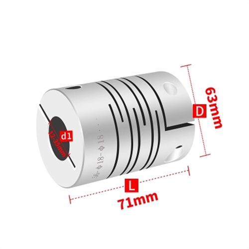 YI合达联轴器DEE01-D50 63-d3 4.5 6 7 8 9.525 10-e6 7 8 10 22