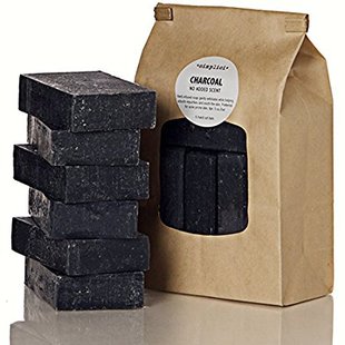 Soap. Activated 推荐 Bar Charcoal Unscented Bulk Simplici