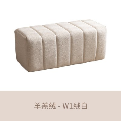 W7软包换d鞋沙发凳矮凳长条家用实木创意小凳子门口客厅小墩