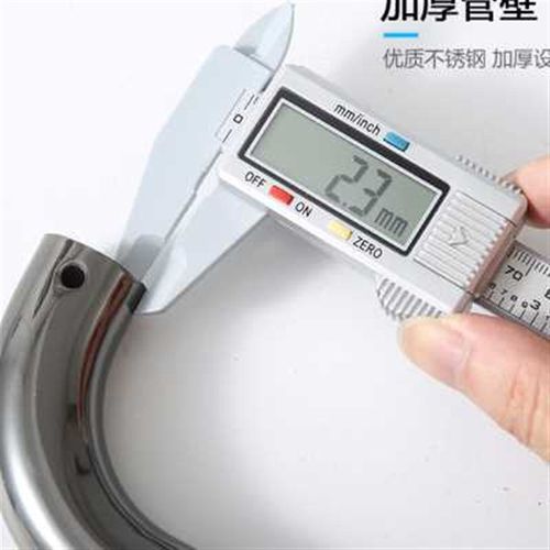 玻璃门拉手不锈钢大门把手加厚圆管玻璃门配件木门扶手O型275