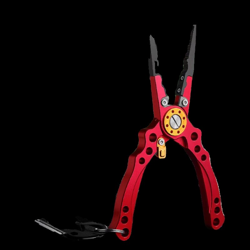 太空铝合金路亚钳控鱼器套装开环剪线绑钩多功能钓鱼钳大物控鱼钳