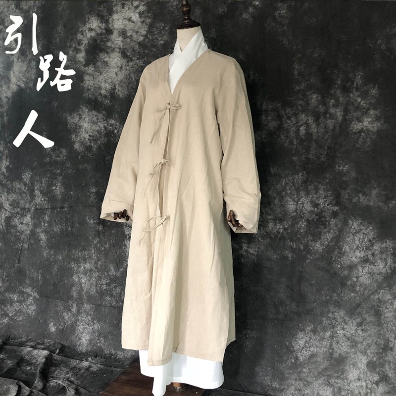 亚麻白事麻衣大褂孝服守孝衣服戴孝守丧男女葬礼白事用服殡葬用