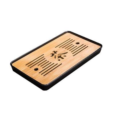 极速1PC Chinese Tea Board Bamboo Tea Tray Water Storage kung