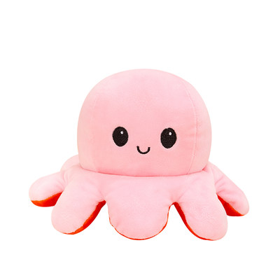 速发1pcs Reversible Octopus Plushie Fidget toy Flip Plush To