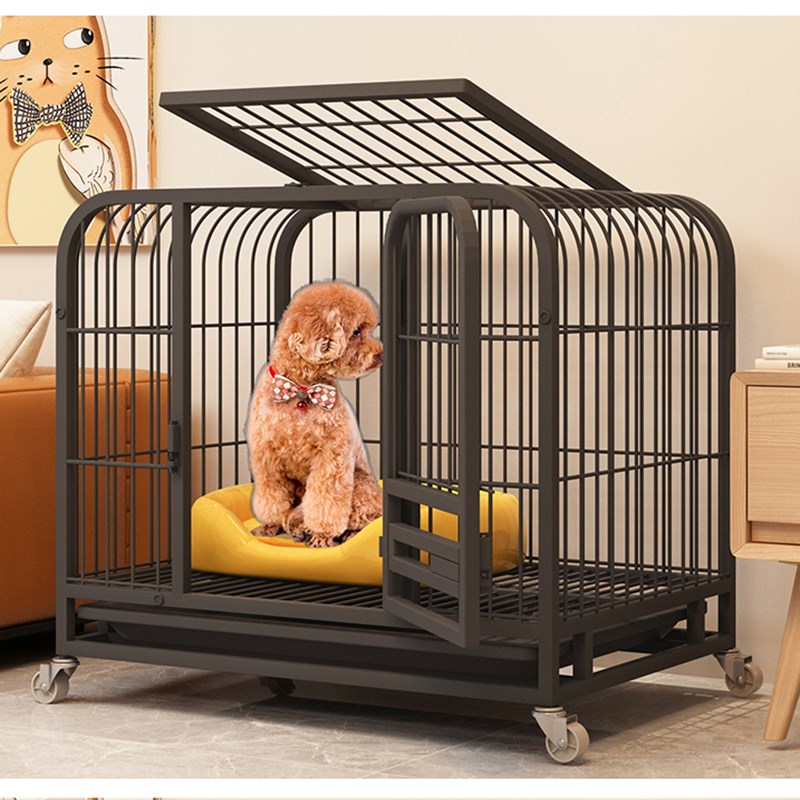 新品狗笼a子小型犬室内带厕所泰迪柯基中型宠物家用大型围栏式狗