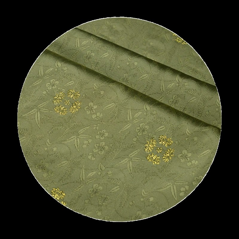 金蕊小团花花枝花朵纹提花织金汉服袄子比甲立领明制马面裙布料