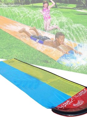 1Pcs Children Water Slide Garden Racing Double Waterslide Wa