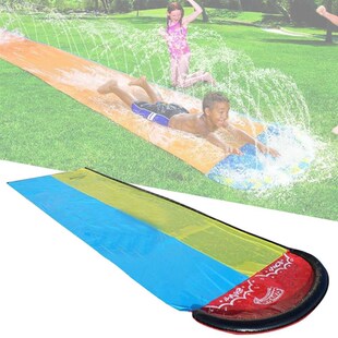 1Pcs Children Water Slide Garden Racing Double Waterslide Wa