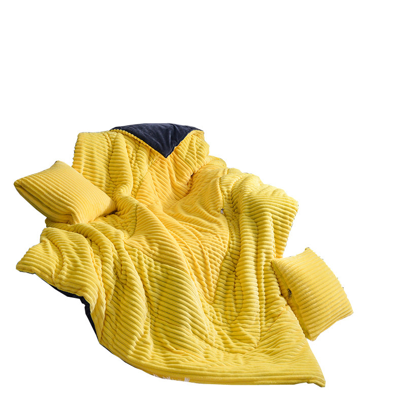 纯色加厚魔法绒抱枕被子两用冬季午休毯汽车办公室折叠靠背枕头垫,居家布艺,抱枕被,淘宝优惠券,粉丝福利购,淘宝优惠卷