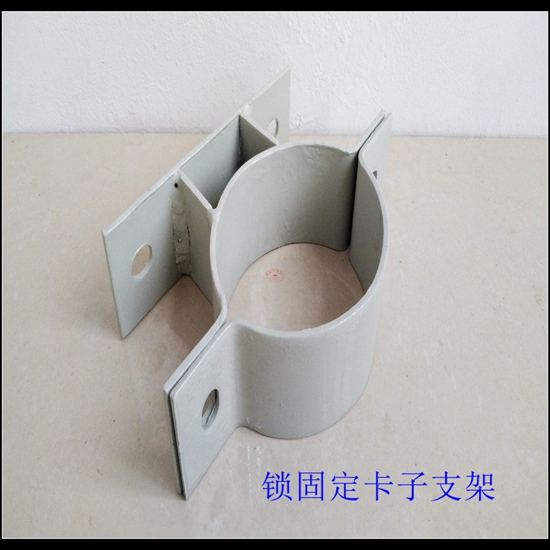监控抱箍支架50*4mm设备箱喇叭立杆圆柱固定卡子电线杆抱箍支架