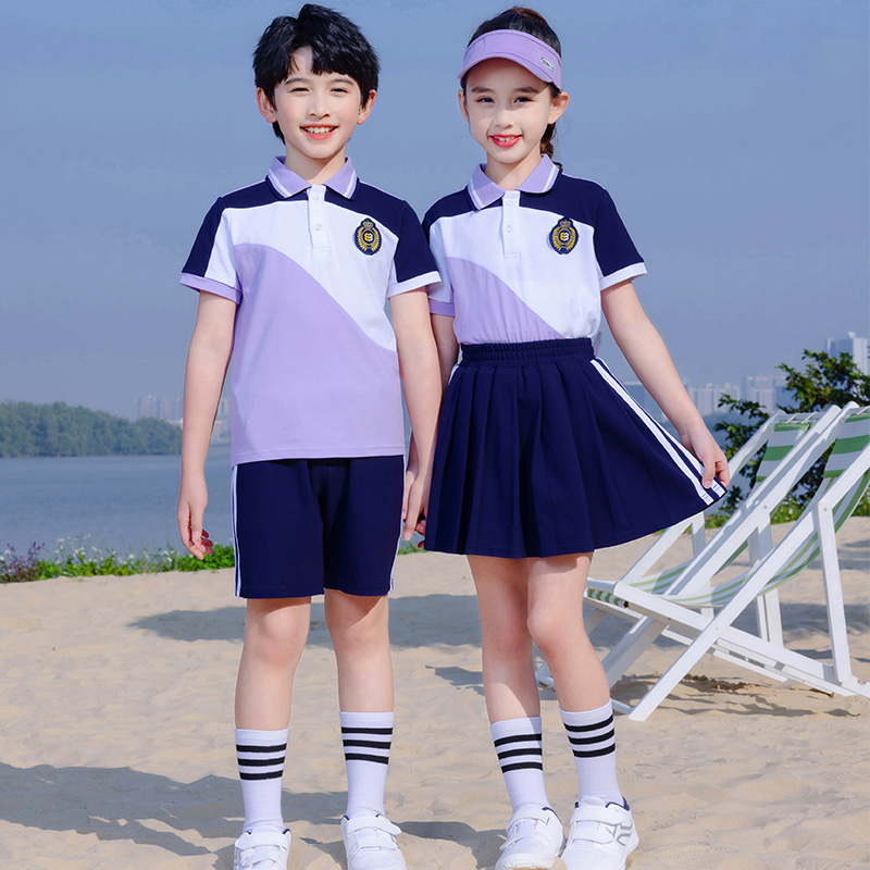 幼儿园园服小学生班服夏季儿童校服春秋装定制R夏装新款运动会套