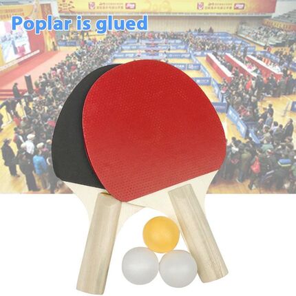 极速Wood Ping-Pong Racket Racquet Pingpong Durable Ping Pong