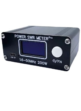 200W Power SWR mMeter 1.6-50MHz 0.5W HF Shortwave Power SWR