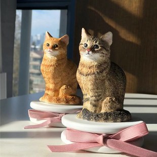 宠物猫咪定制香薰英短美短布偶宠物猫咪纪念定制摆件香薰情侣礼物