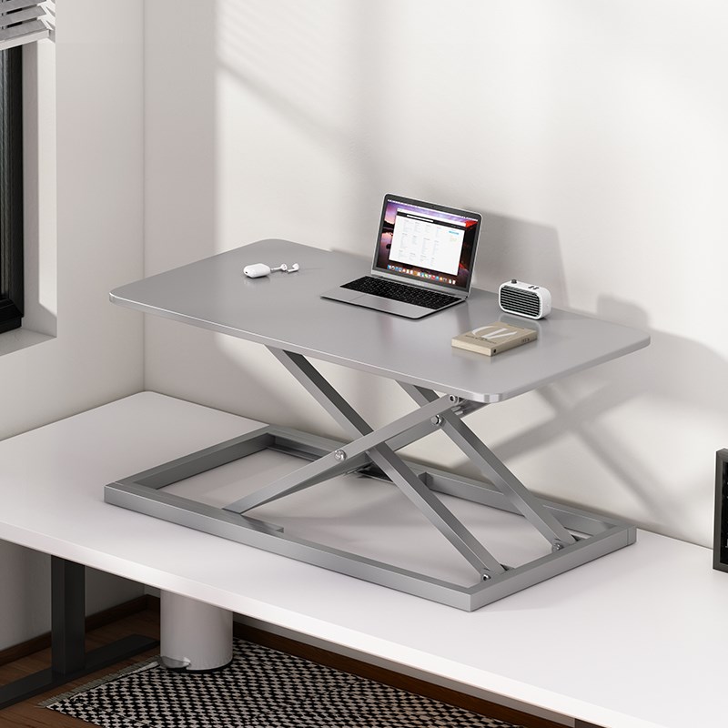 升降电脑桌站立式工作台笔记本桌面增高支架办公桌办公室工位小桌