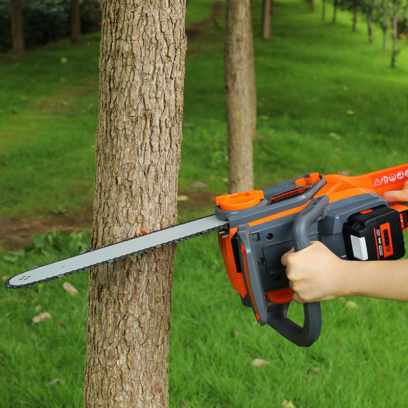 傲威充电锂电锯伐木锯小型家用无线充电式单手锯多功能无刷电链锯