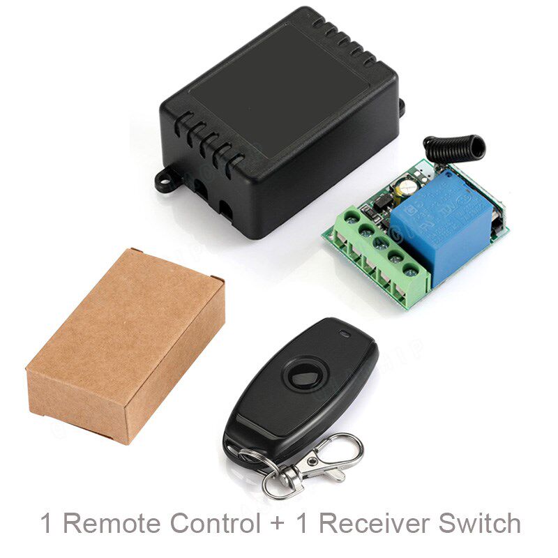433MHz Universal Wireless Remote Control DC 12V 1CH Relay Re