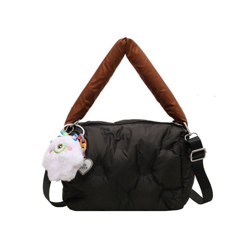 褶皱云朵包小包包女2024新款枕头斜挎包百搭手拎包通勤羽绒棉服包,箱包皮具/热销女包/男包,小方包,淘宝优惠券,粉丝福利购,淘宝优惠卷