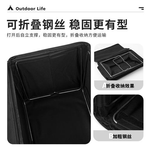 户外战术收纳包野营收纳箱露营野炊F储物大容量多功能餐具包手提