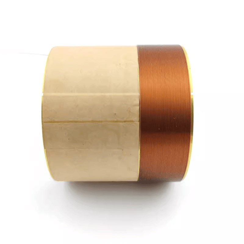 60芯/60mm低音线圈白铝音圈扬声器维修配件 2层线圈 55高 8欧