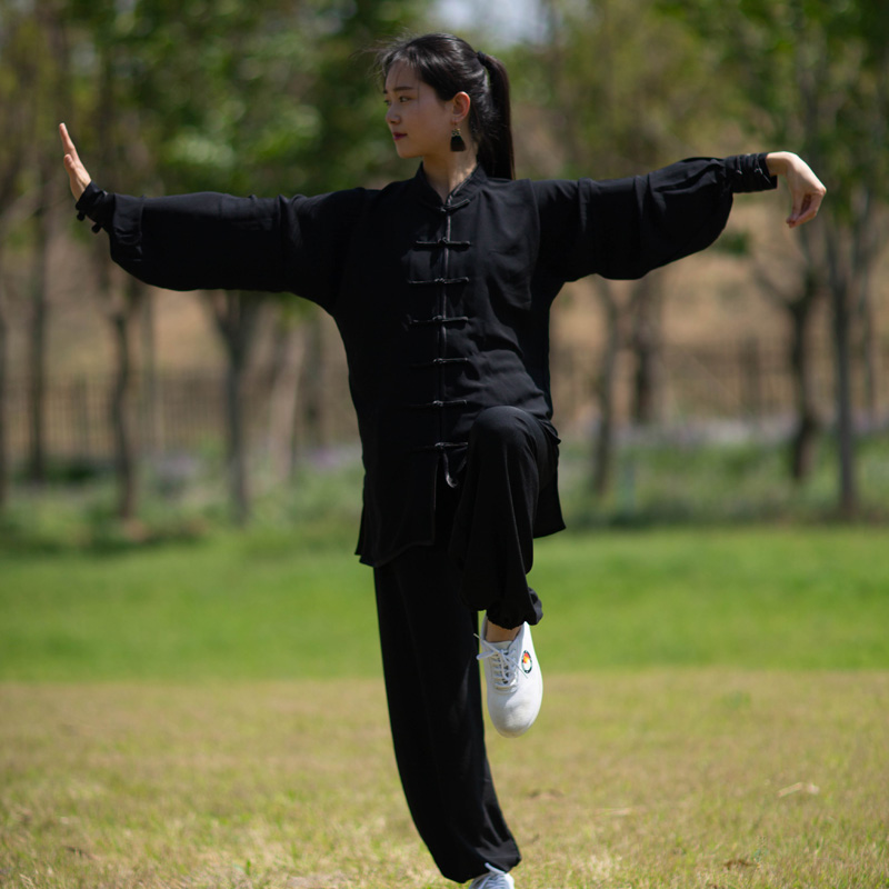 夏季新款太极服武术练功表演男女套装太极拳比Y赛服中国风