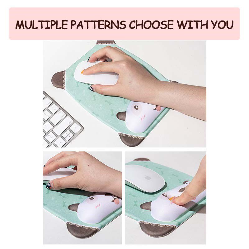 Mouse Pad With Wrist Rest For Computer Laptop Notebook Keybo