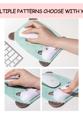 Mouse Pad With Wrist Rest For Computer Laptop Notebook Keybo