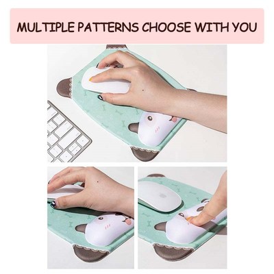 Mouse Pad With Wrist Rest For Computer Laptop Notebook Keybo