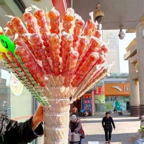 商用冰糖葫芦稻草把老式草靶子架子展示架木制创意复古肩抗专用