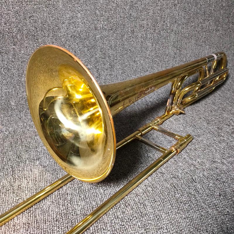 怀旧乐器铜管乐器次中音t变调长号乐器道具装饰品摆设音乐餐厅民