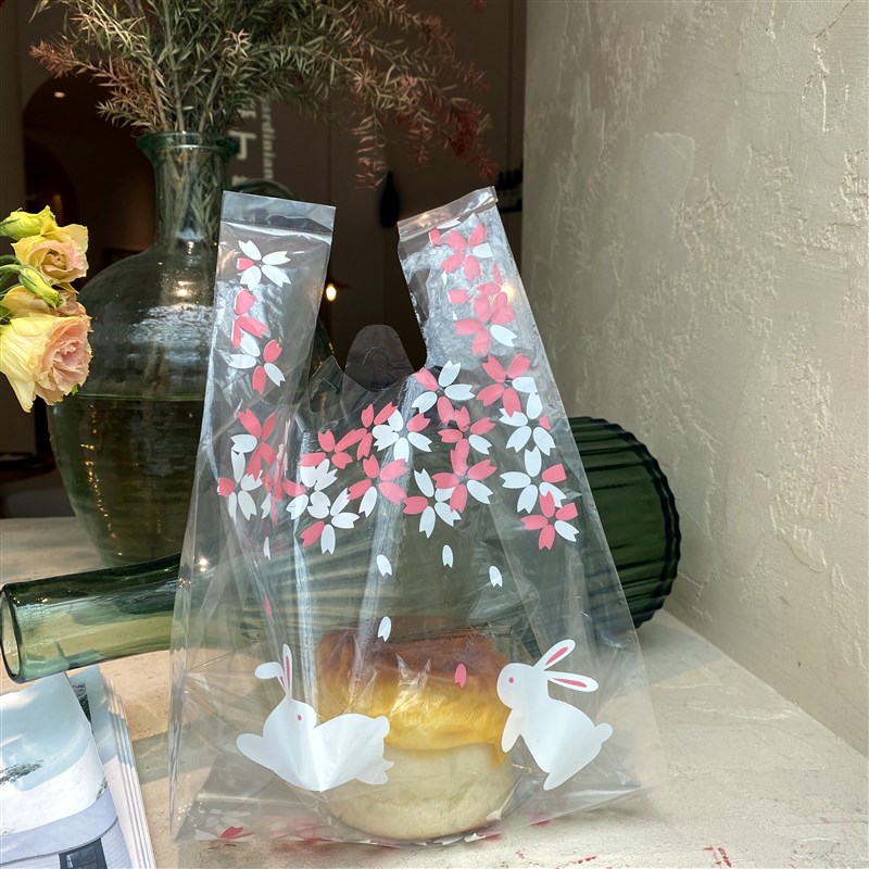 小众高货高压纯透明塑料袋冰粉打包袋烧仙草冰芋圆甜品水果桶奶茶