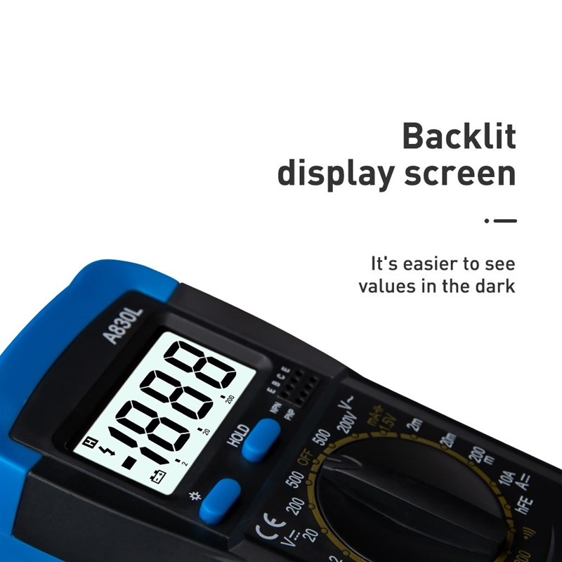Smart A830L Digital Multimeter AC/DC Voltage Diode Frequency