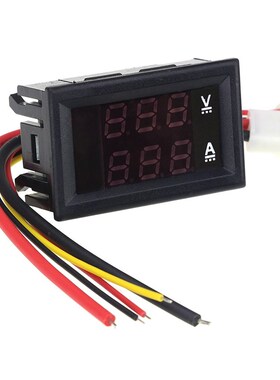 Mini Digital Voltmeter Ammeter DC 100V 10A Panel Amp Volt Vo