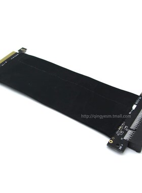 x8pci-e8x延l长线双层屏蔽转接线软排线pciex8延长线pcie延长线x8