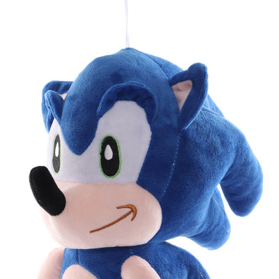 速发27-30cm Sonic Plush Doll keychain Toys Cartoon PP Cotton