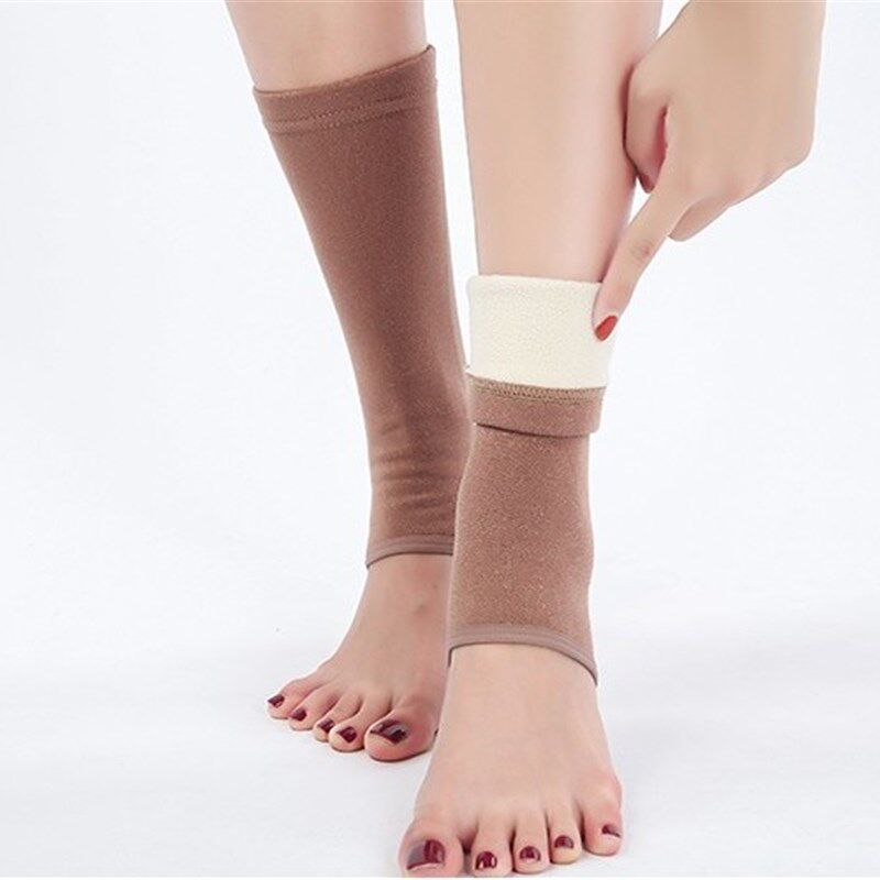 春夏德绒保暖护脚踝袜套男女护脚脖脚腕凉防M寒神器小腿踩脚保护