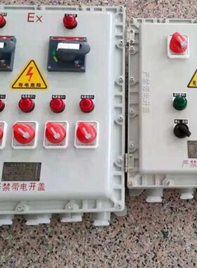 新品新品新品防爆检修插销动o力wC电箱柜断路器开关箱控制箱照明