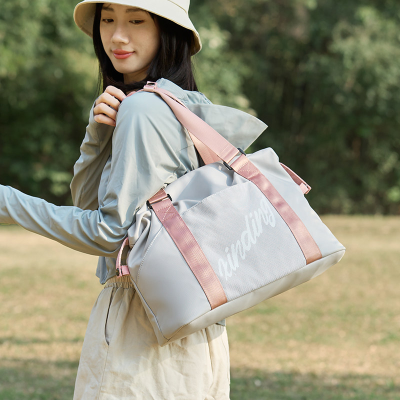 手提包女出行短途旅行包大容量收纳袋轻便运动健身包登机包行李包,箱包皮具/热销女包/男包,旅行袋,淘宝优惠券,粉丝福利购,淘宝优惠卷