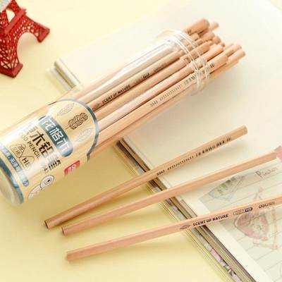 速发2B HB pencil triangle pupils writing pencils Barrel~