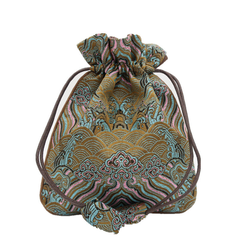 文玩首饰刺e绣收纳袋子盘玩抽绳锦囊小号收纳饰品双层束口布袋,饰品/流行首饰/时尚饰品新,首饰袋,淘宝优惠券,粉丝福利购,淘宝优惠卷