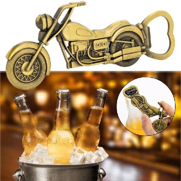 推荐Vintage Motorcycle Shaped Beer Bottle Opener Unique Styl