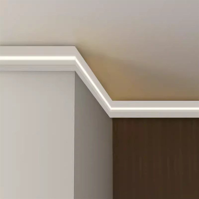 直销新品双眼皮一体线形灯明装免吊d顶客厅天花发光顶角线灯线型