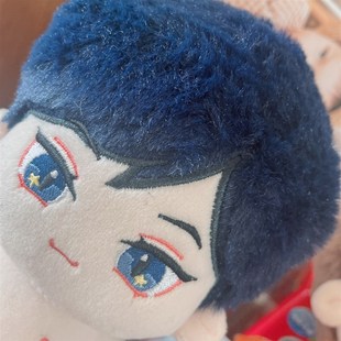 动漫少女无属性穿衣棉花娃娃裸娃男爱豆diy毛绒玩具公仔房间摆件